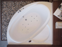 гідромасажна ванна WGT Rialto Maggiore 150x150 + корпус+рама+злив/перелив (RLTMGR147ARLPCW)
