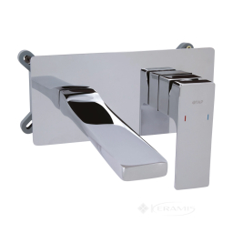 смеситель для умывальника Qtap Gemini скрытого монтажа, хром (QTGEM273CRM45693) (смеситель для умывальника Qtap Gemini скрытого монтажа, хром (QTGEM273CRM45693))