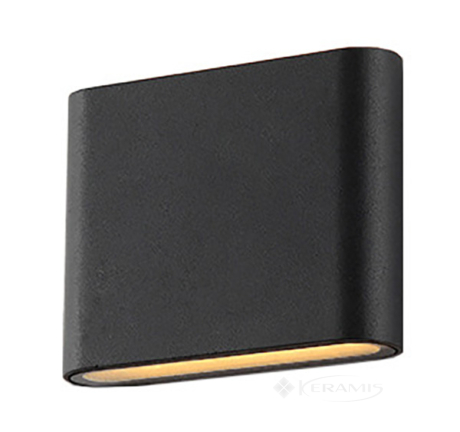 Світильник настінний Azzardo Cremona S, темно-сірий, LED (MAX 1015S-DGR /AZ2180)