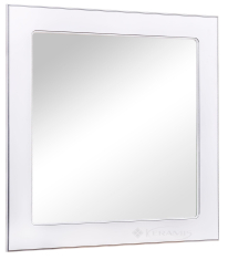 зеркало Аквародос Беатриче 80 см 80x80x2,8 белый патина хром (АР0001901)