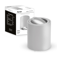 светильник накладной Feron ML302 под лампу, серый (1763)