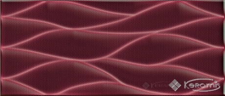 Плитка Naxos Pixel Fascia Wave 26x60,5 redwine