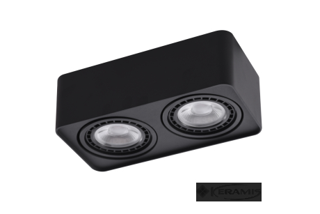 Точечный светильник Azzardo Paolo 2 230V black (AZ4134)