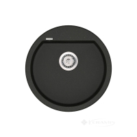 кухонна мийка Vankor Tera 50x50 black + сифон (TMR 01.50)