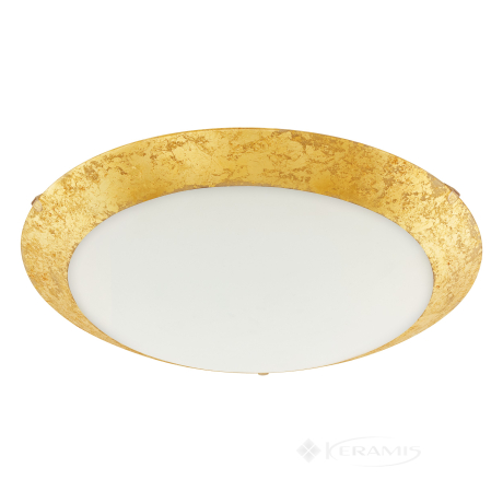 Світильник стельовий Eglo Montenovo 39,5 см, білий, золото (98023)