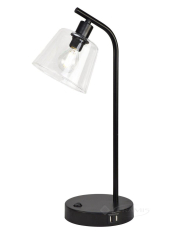 настольная лампа декоративная Valeso LT91089E BK черная (SP000045723)