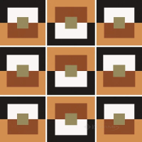 плитка Equipe Bauhome 20x20 punkt warm