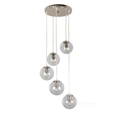 светильник подвесной Levistella каскадный с шарами, хром (756PR150F-5 CR+CL (290))
