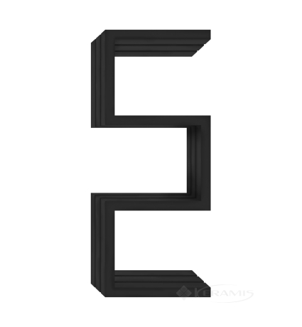 Электрический полотенцесушитель Genesis Aqua Ozolla 1200х500 черный (GA-109004)