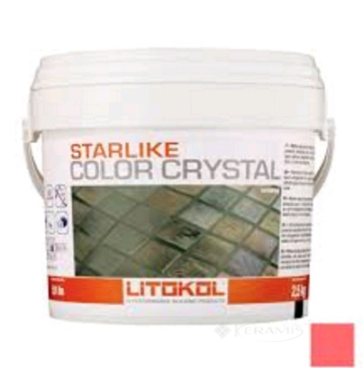 Затирка Litokol Colorcrystal 0-2 (C. 351 червоний) 2,5 кг