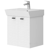 тумба с умывальником Devit Flow 50 белый матовый (484050W)