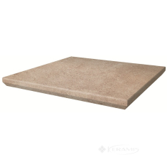 ступень угловая с капиносом Paradyz Scandiano 33x33 ochra struktura