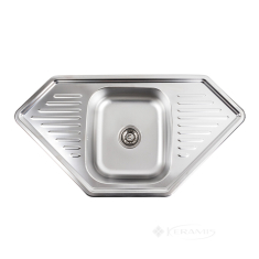 кухонная мойка Platinum 95x50x18 трапециевидная, декор (SP000000636)