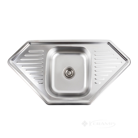 Кухонна мийка Platinum 95x50x18 трапецієподібна, декор (SP000000636)