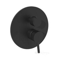 cмеситель для душа Paffoni Light, черный матовый (LIG019NO)