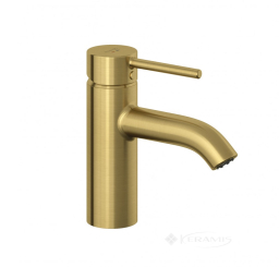 смеситель для умывальника Kludi Bozz брашированное золото (38266N076) (смеситель для умывальника Kludi Bozz брашированное золото (38266N076))