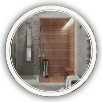 зеркало Studio Glass Crater 600x600