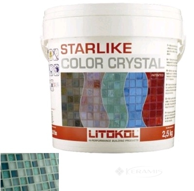Затирка Litokol Colorcrystal 0-2 (C. 352 зелений) 2,5 кг