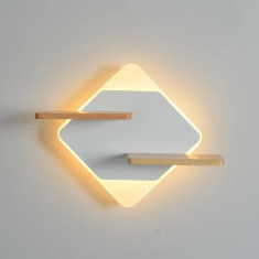 бра Sirius світлодіодне, з поличками, білий (8929S)