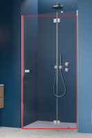 душевые двери Radaway Garda DWJ 90х195 правые, прозрачное стекло, хром (10710090-01-01R)