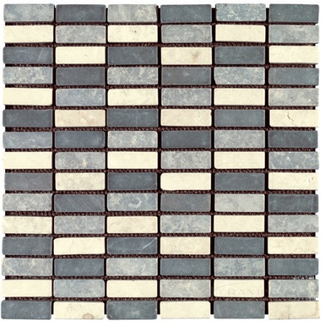 Мозаїка Imso Ceramiche Mosaici (1,7х4,8) 30х30 black