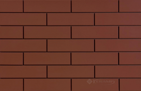 Фасадная плитка Cerrad Burgund 24,5x6,5 гладкая