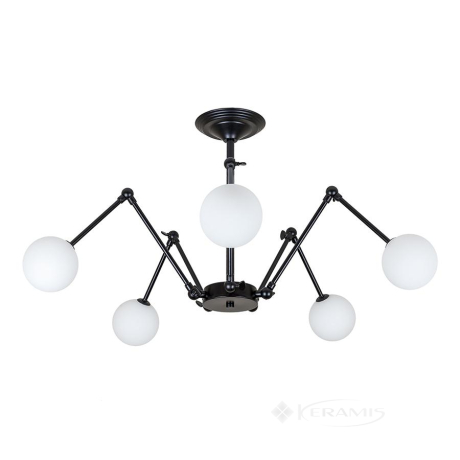 Люстра Levistella (761S1005F-5 BK+WH)