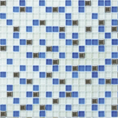 мозаїка Grand Kerama 30x30 (1,5х1,5) мікс платина (466)