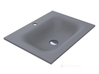 умывальник Miraggio Jessel 600 Mirastone 60x45 серый матовый (1463)