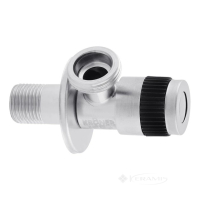 кран приборный угловой Kroner Edelstahl Klassisch 1/2"х3/4" НН (Klassisch-ESG102)