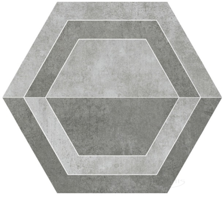 Декор Paradyz Scratch Heksagon B 26x29,8 grys