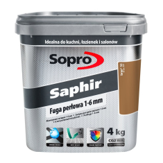 затирка Sopro Saphir Fuga 52 коричневый 4 кг (9521/4 N)