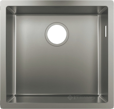 кухонна мийка Hansgrohe S719-U400 45x45x19 нержавіюча сталь (43425800)