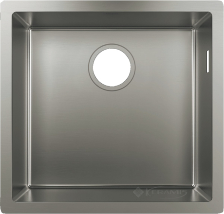 Кухонная мойка Hansgrohe S719-U400 45x45x19 нержавеющая сталь (43425800)