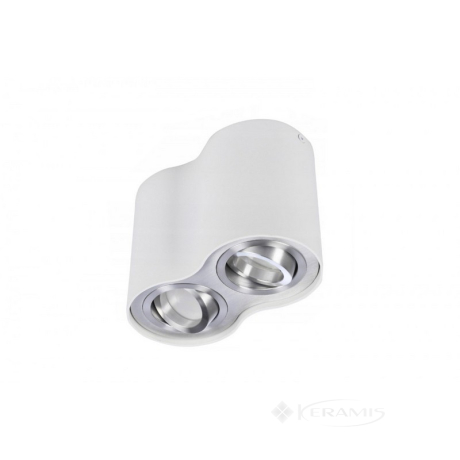 Точковий світильник Azzardo Bross 2 white/aluminium (AZ0784)