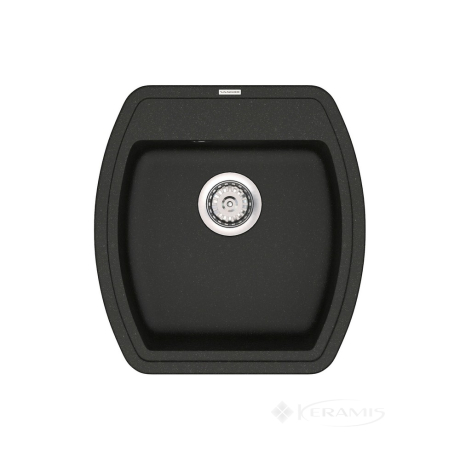 Кухонна мийка Vankor Norton 48x51 black + сифон (NMP 01.48)