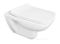 унитаз CeraStyle Duru подвесной, сиденье дюропласт Slim Soft-Close, белый (АР000040676)