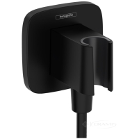 шланговое подсоединение Hansgrohe Fixfit Q черный матовый (26887670)