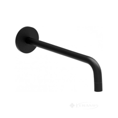 излив Paffoni Light 245 мм, черный (ZBOC046NO)