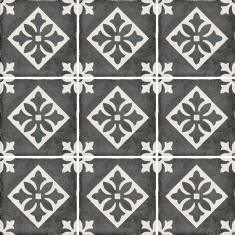 плитка Equipe Art Nouveau 20x20 padua black (24416)
