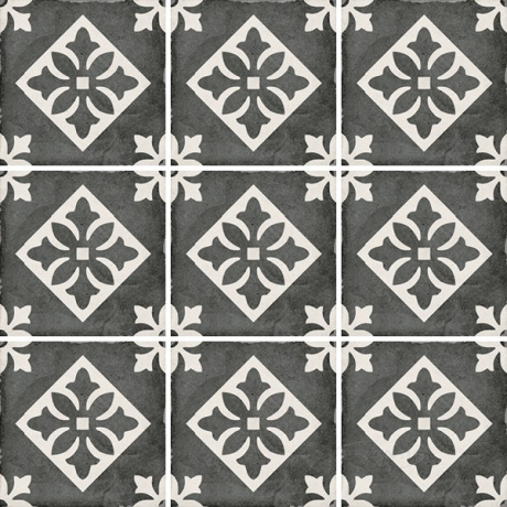 Плитка Equipe Art Nouveau 20x20 padua black (24416)