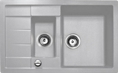 кухонная мойка Teka Astral 60 B-TG 78х50х20 серый металлик 40143572