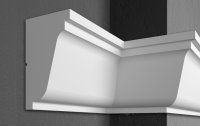 карниз Elite Decor Prestige Decor 40x24x200 см білий (KC 134)