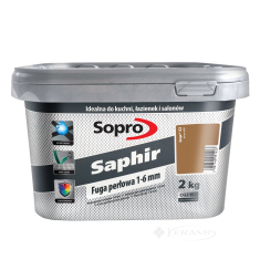 затирка Sopro Saphir Fuga 52 коричневый 2 кг (9521/2 N)
