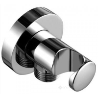 соединитель для шланга с настенным держателем Kludi Sirena хром (6054705-00)