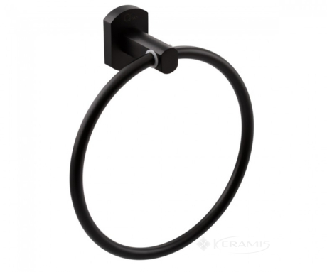 Кольцо для полотенца Qtap Liberty BLM 1160 black (QTLIBBLM1160)