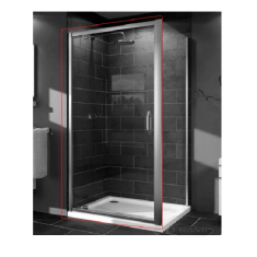 душевая дверь Huppe X1 90x190 стекло прозрачное, распашная (140703069321)