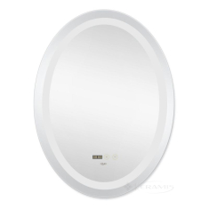 зеркало Qtap Mideya 60x80 c LED-подсветкой grey (QT2078F8051W)