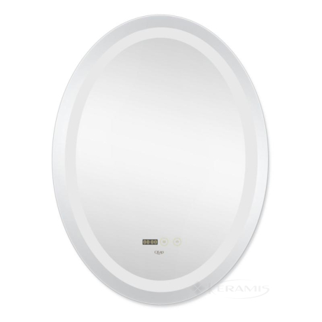 Зеркало Qtap Mideya 60x80 c LED-подсветкой grey (QT2078F8051W)