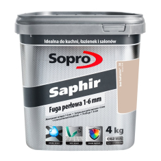затирка Sopro Saphir Fuga 34 бежевий багама 4 кг (9518/4 N)